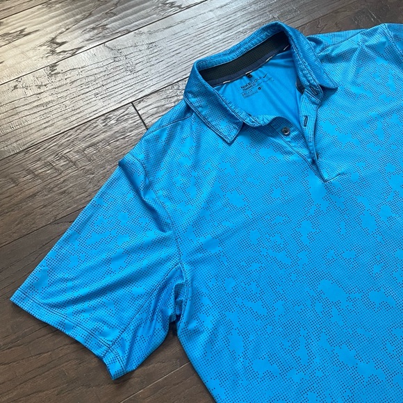 Nike Golf Men’s Polo Size Large Awesome Shade of Blue! Great Condition! - Picture 2 of 6